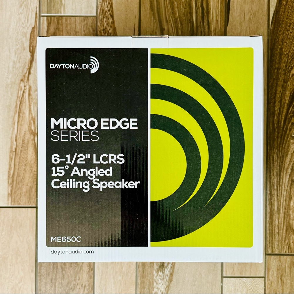 DAYTON AUDIO ME650C 6-1/2" Micro-Edge LCRS 15 Degree Angled Ceiling Speakers (2) - Picture 11 of 16